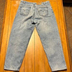 Vintage 80s orange tab Levi 550 size 38x30